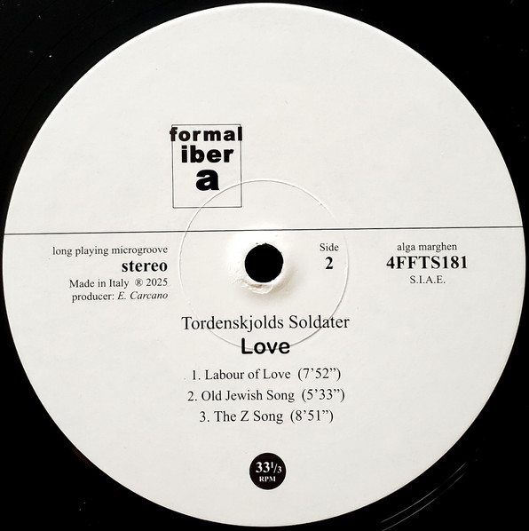 Tordenskjolds Soldater - Love | Formalibera (4FFTS181) - 4 Tordenskjolds Soldater - Love | Formalibera (4FFTS181) - 4