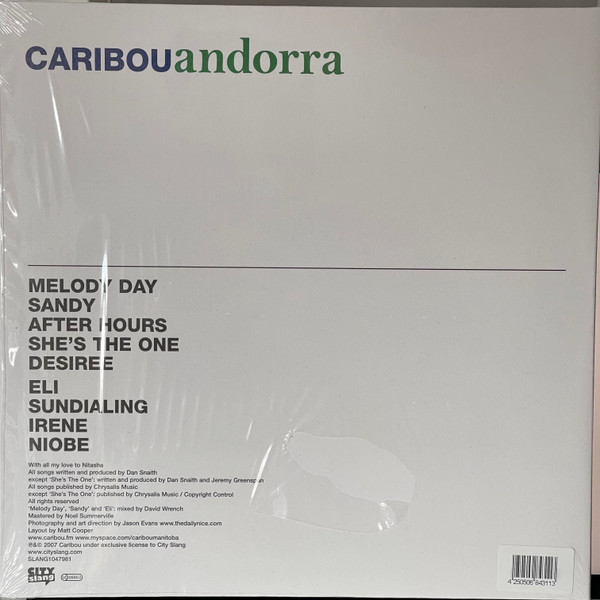 Caribou - Andorra | City Slang (SLANG 50467X) - 2