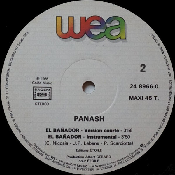 Panash - El Bañador | WEA (248966-0) - 4