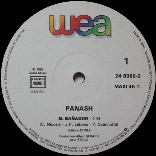 Panash - El Bañador | WEA (248966-0) - 3