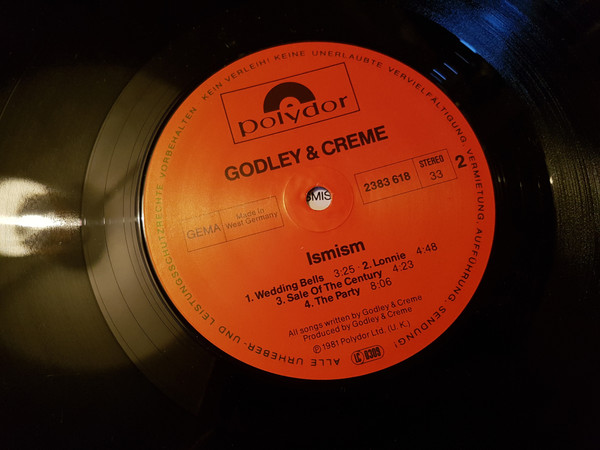 Godley & Creme - Ismism | Polydor (2383 618) - 2