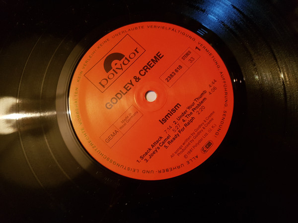 Godley & Creme - Ismism | Polydor (2383 618) - 3