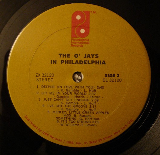 The O'Jays - In Philadelphia | Philadelphia International Records (KZ 32120) - 4 The O'Jays - In Philadelphia | Philadelphia International Records (KZ 32120) - 4