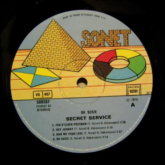 Secret Service - Oh Susie | Sonet (508587) - 2