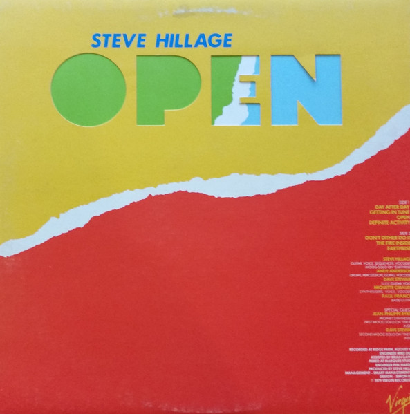 Steve Hillage - Open | Virgin (V 2135) - 4