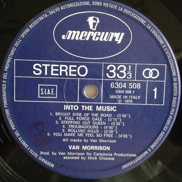 Van Morrison - Into The Music | Mercury (6304 508) - 2 Van Morrison - Into The Music | Mercury (6304 508) - 2