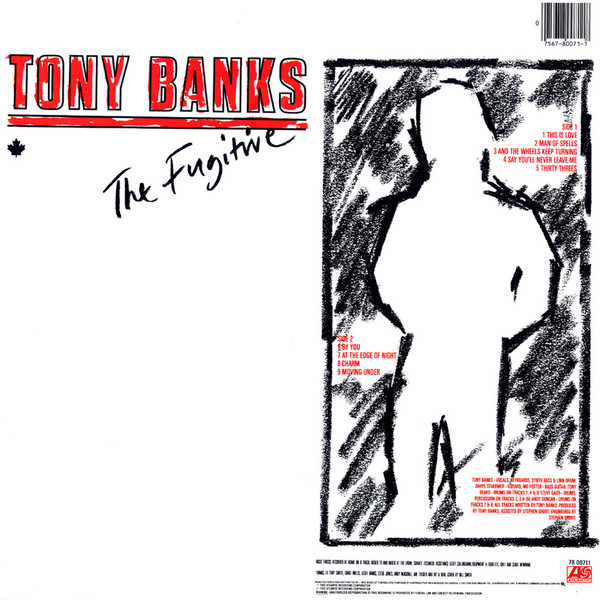 Tony Banks - The Fugitive [Vinyl] | Atlantic (78 00711) - 2