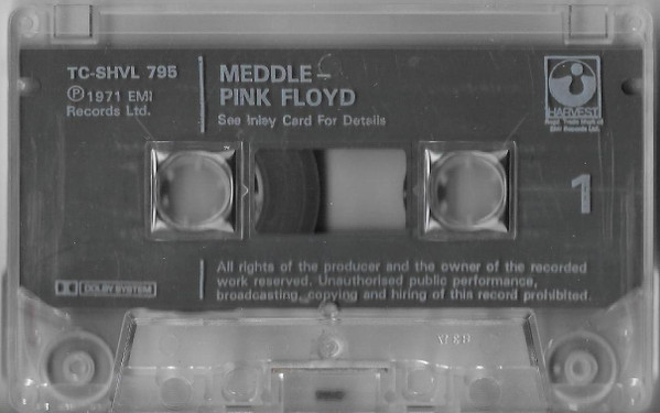 Pink Floyd - Meddle | Harvest (TC-SHVL 795) - 3 Pink Floyd - Meddle | Harvest (TC-SHVL 795) - 3