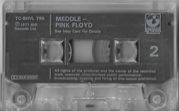 Pink Floyd - Meddle | Harvest (TC-SHVL 795) - 4 Pink Floyd - Meddle | Harvest (TC-SHVL 795) - 4