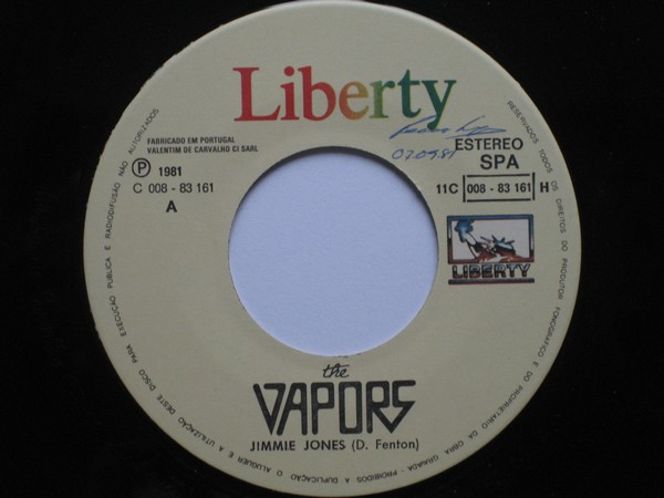 The Vapors - Jimmie Jones | Liberty (11C 008-83161) - 3