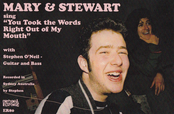 Mary Wyer + Stewart Anderson - You Took The Words Right Out Of My Mouth | Emotional Response (ER80) - 3 Mary Wyer + Stewart Anderson - You Took The Words Right Out Of My Mouth | Emotional Response (ER80) - 3