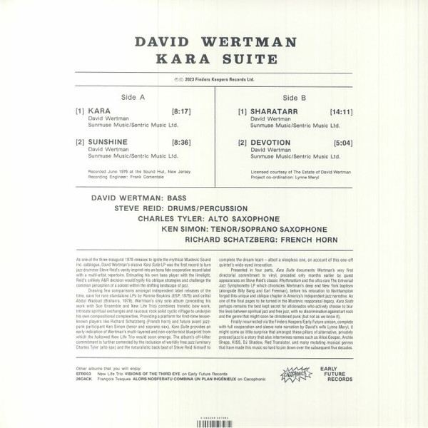 David Wertman - Kara Suite | Cacophonic (29CACK) - 2 David Wertman - Kara Suite | Cacophonic (29CACK) - 2