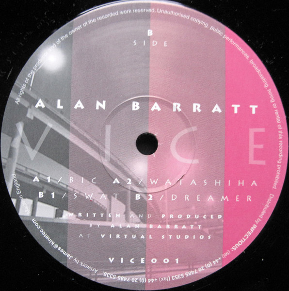 Alan Barratt - Bic | Vice (VICE001) - main