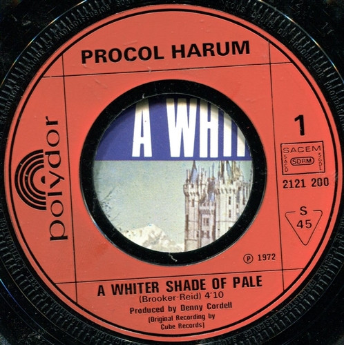 Procol Harum - A Whiter Shade Of Pale / A Salty Dog (7") [Vinyl] | Polydor (2121 200) - 3