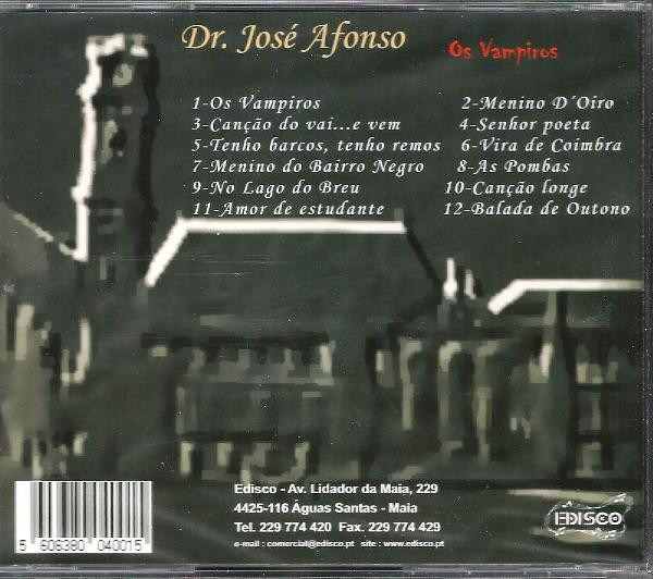 José Afonso - Os Vampiros | Edisco (ECD 1) - 2