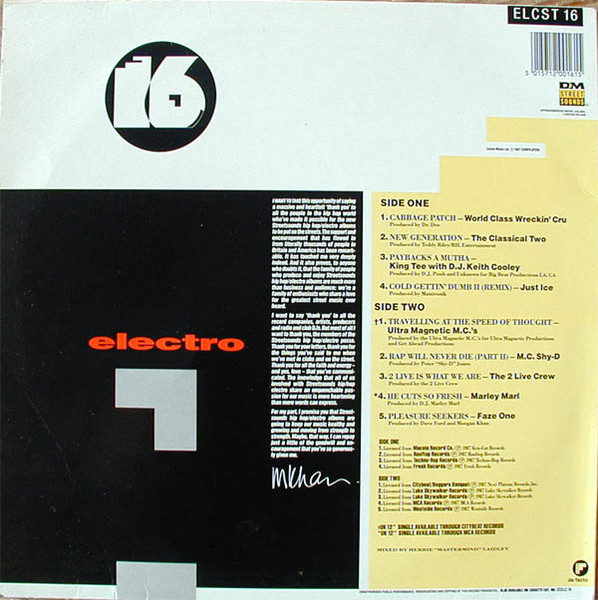Various - Street Sounds Hip Hop Electro 16 | Street Sounds (ELCST 16) - 2
