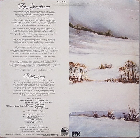 Peter Green - White Sky | Stony Plain Records (SPL-1046) - 2 Peter Green - White Sky | Stony Plain Records (SPL-1046) - 2