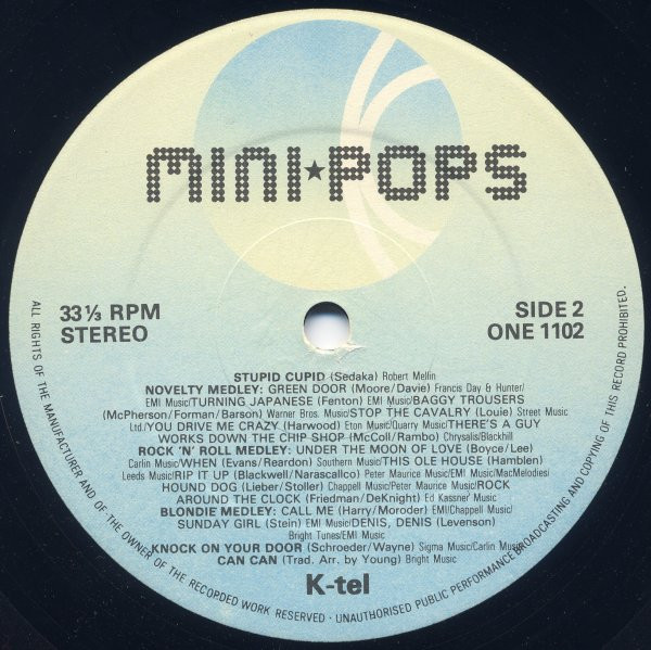 Mini-Pops - Mini★Pops | K-Tel (ONE 1102) - 4 Mini-Pops - Mini★Pops | K-Tel (ONE 1102) - 4
