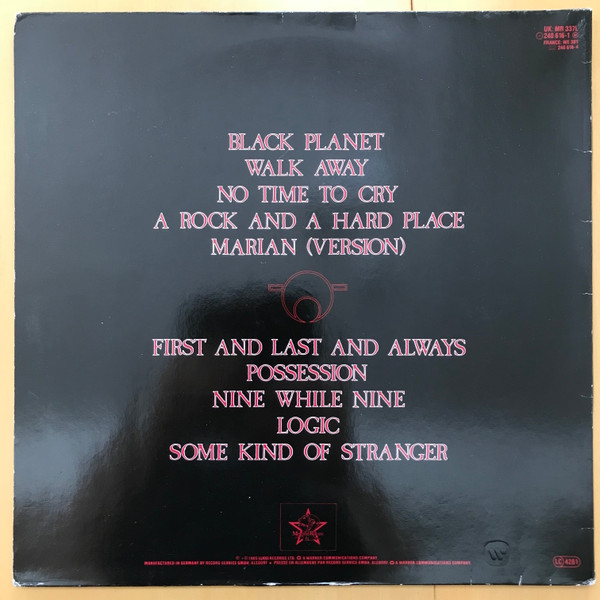 The Sisters Of Mercy - First And Last And Always | Merciful Release (MR 337L) - 3 The Sisters Of Mercy - First And Last And Always | Merciful Release (MR 337L) - 3