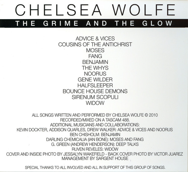 Chelsea Wolfe - The Grime And The Glow CD | Sargent House (none) - 2