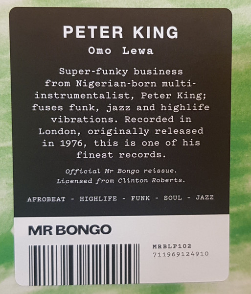 Peter King - Omo Lewa | Mr Bongo (MRBLP102) - 3 Peter King - Omo Lewa | Mr Bongo (MRBLP102) - 3