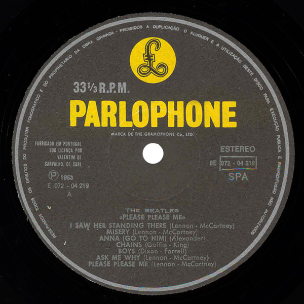 The Beatles - Please Please Me | Parlophone (11C 07404219) - main