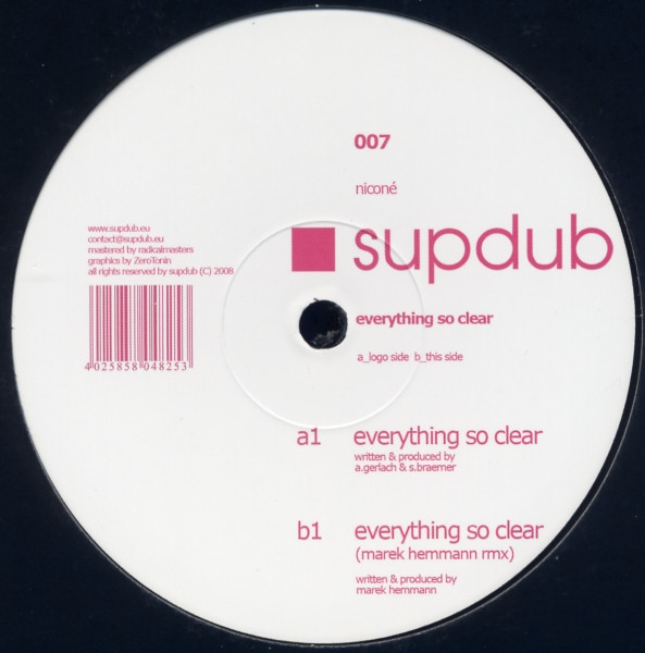 Niconé - Everything So Clear | Supdub (supdub 007)