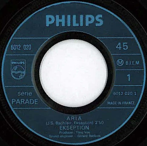 Ekseption - Aria b/w Concerto | Philips (6012.020) - 3