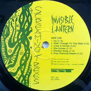 Screaming Trees - Invisible Lantern [Vinyl] | SST Records (SST 188) - 3