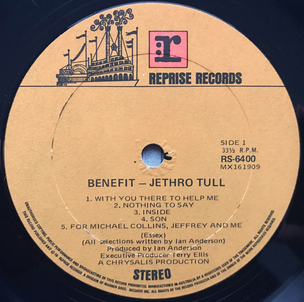 Jethro Tull - Benefit | Reprise Records (RS 6400) - 3 Jethro Tull - Benefit | Reprise Records (RS 6400) - 3