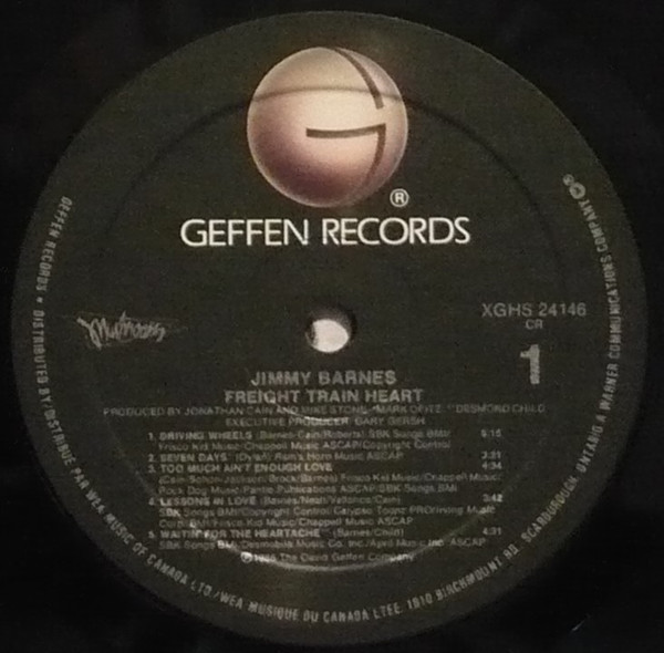 Jimmy Barnes - Freight Train Heart | Geffen Records (XGHS 24146) - 3