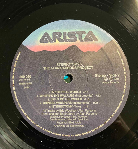 The Alan Parsons Project - Stereotomy | Arista (209 050) - 4 The Alan Parsons Project - Stereotomy | Arista (209 050) - 4