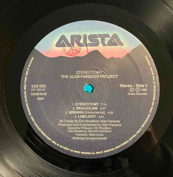 The Alan Parsons Project - Stereotomy | Arista (209 050) - 3 The Alan Parsons Project - Stereotomy | Arista (209 050) - 3