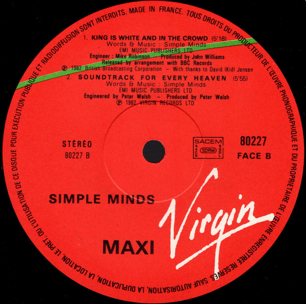 Simple Minds - Someone Somewhere (In Summertime) | Virgin (80227) - 4