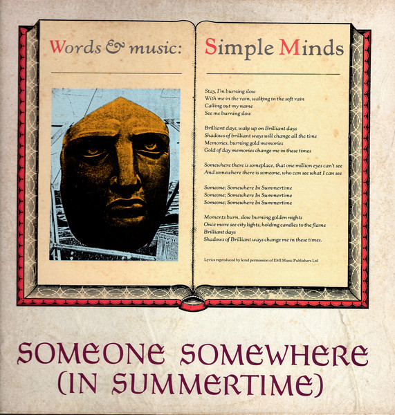 Simple Minds - Someone Somewhere (In Summertime) | Virgin (80227) - main