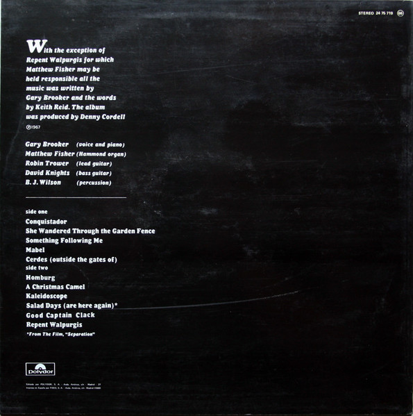 Procol Harum - Procol Harum | Polydor (24 75 719) - 2 Procol Harum - Procol Harum | Polydor (24 75 719) - 2