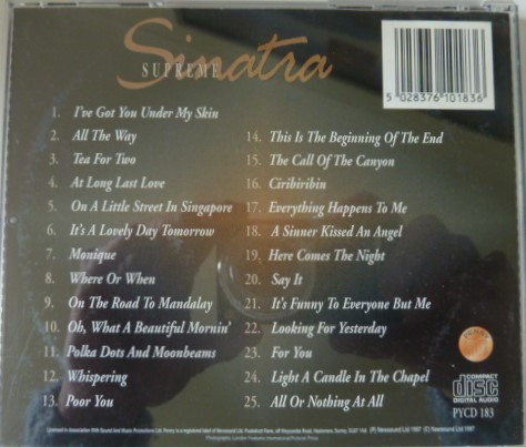 Frank Sinatra - Supreme Sinatra | Penny (PYCD 183) - 2