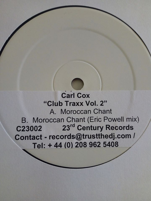 Carl Cox - Club Traxx Vol. 2 | 23rd Century Records (C23002)