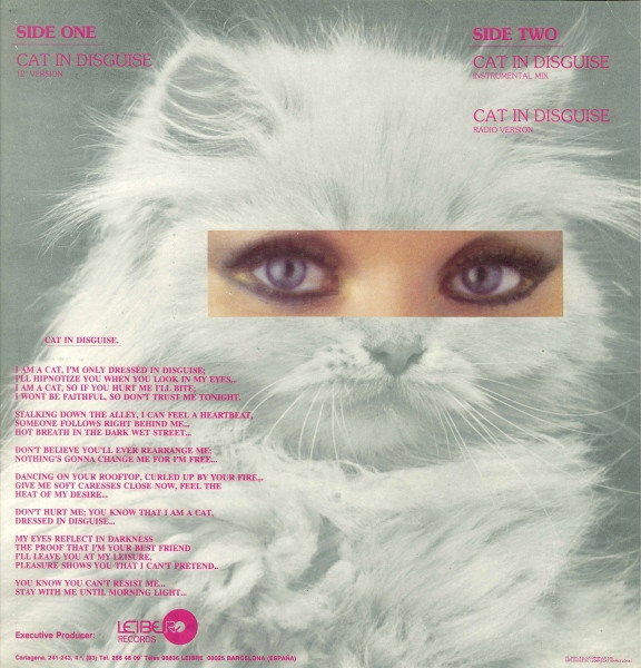 Julia Claire - Cat In Disguise | Leiber Records (SSL-6) - 2