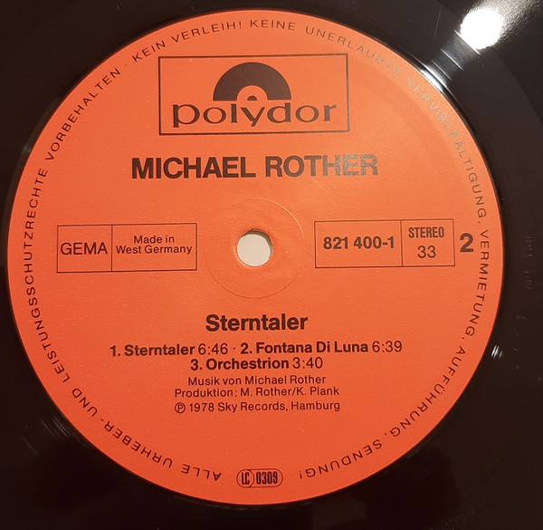 Michael Rother - Sterntaler | Polydor (821 400-1) - 3