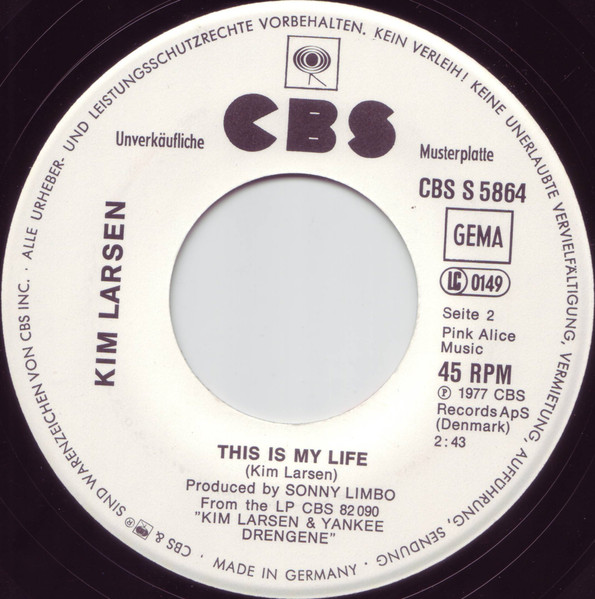 Kim Larsen - Keep The Fiddlers Playin' | CBS (CBS S 5864) - 4