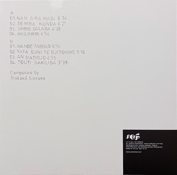 Ballaké Sissoko - A Touma | No Format (NØF 52 LP, NØF. 52 LP) - 2 Ballaké Sissoko - A Touma | No Format (NØF 52 LP, NØF. 52 LP) - 2