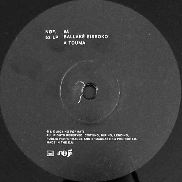 Ballaké Sissoko - A Touma | No Format (NØF 52 LP, NØF. 52 LP) - 3 Ballaké Sissoko - A Touma | No Format (NØF 52 LP, NØF. 52 LP) - 3