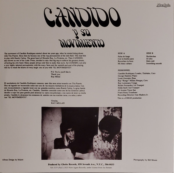 Candido Y Su Movimiento - Palos De Fuego | Now-Again Records (NA5233) - 2 Candido Y Su Movimiento - Palos De Fuego | Now-Again Records (NA5233) - 2