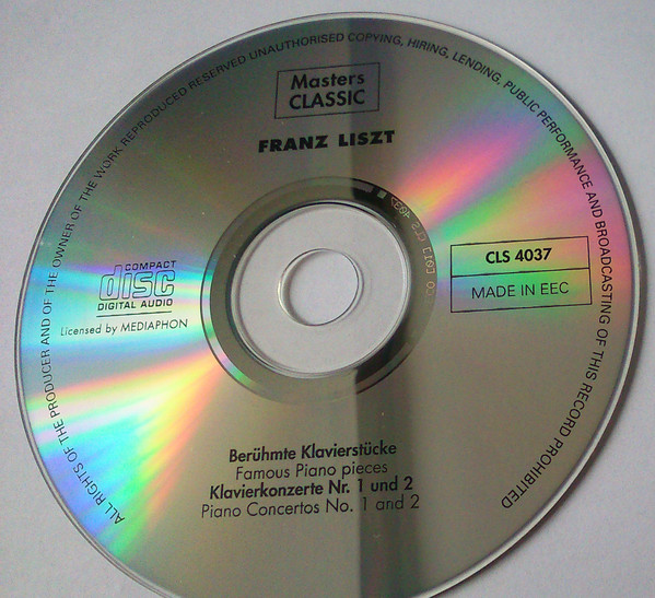 Franz Liszt - Concertos Pour Piano | Masters Classic (CLS 4037 F) - 3