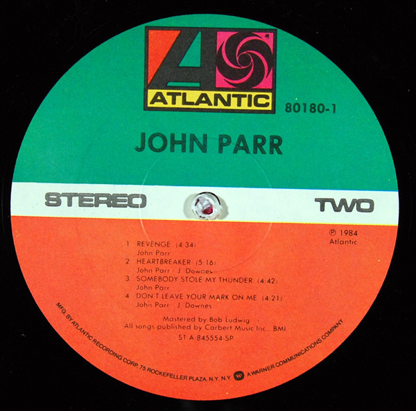 John Parr - John Parr | Atlantic (80180-1) - 4 John Parr - John Parr | Atlantic (80180-1) - 4