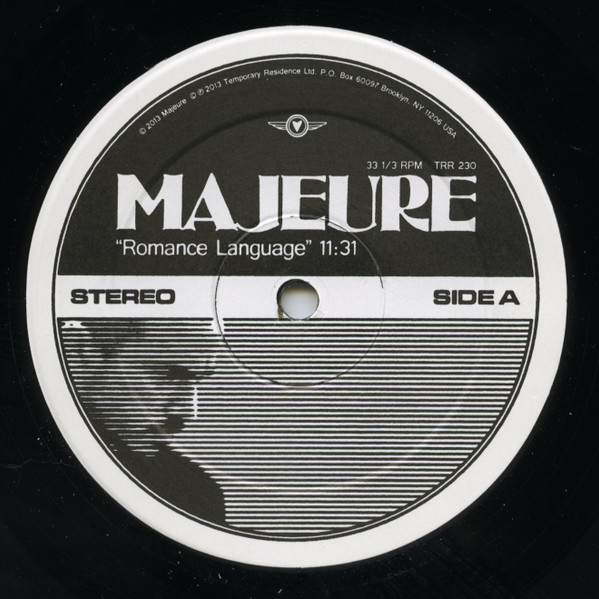 Majeure - Romance Language | Temporary Residence Limited (TRR 230) - 3 Majeure - Romance Language | Temporary Residence Limited (TRR 230) - 3