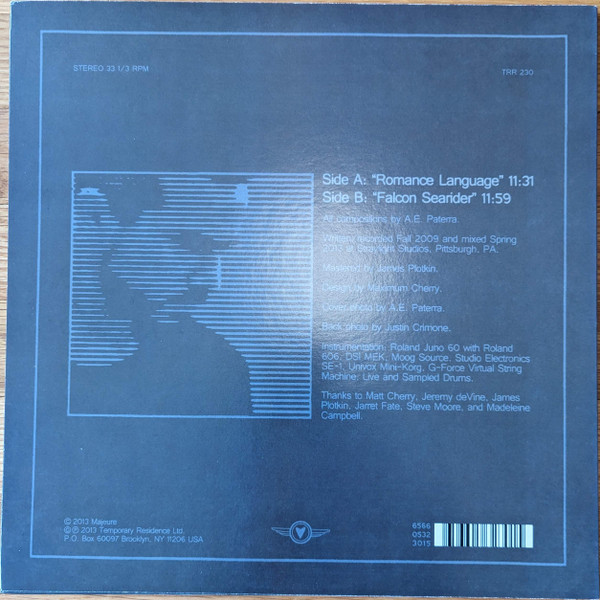 Majeure - Romance Language | Temporary Residence Limited (TRR 230) - 2 Majeure - Romance Language | Temporary Residence Limited (TRR 230) - 2