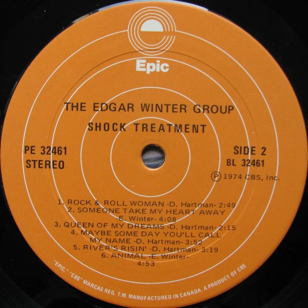 The Edgar Winter Group - Shock Treatment [Vinyl] | Epic (PE 32461) - 4