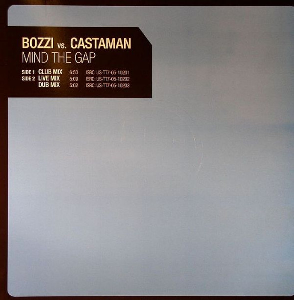 Bozzi vs. Castaman - Mind The Gap | Train! Records (TRN 60102) - main